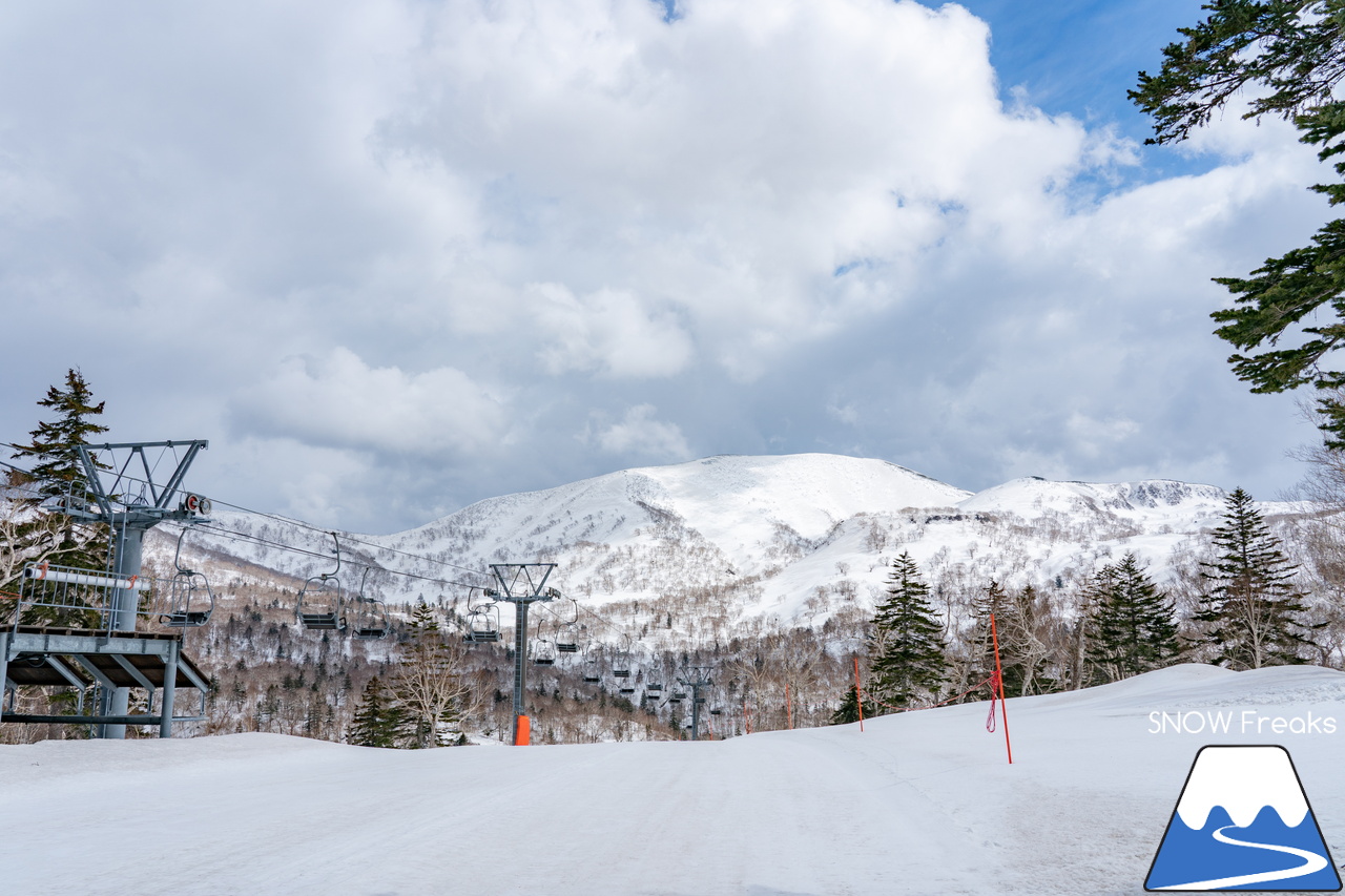 キロロリゾート｜寒波到来で、雪解けはひと休み。滑走距離2,000ｍ級のロングコースを楽しみましょう(^_-)-☆